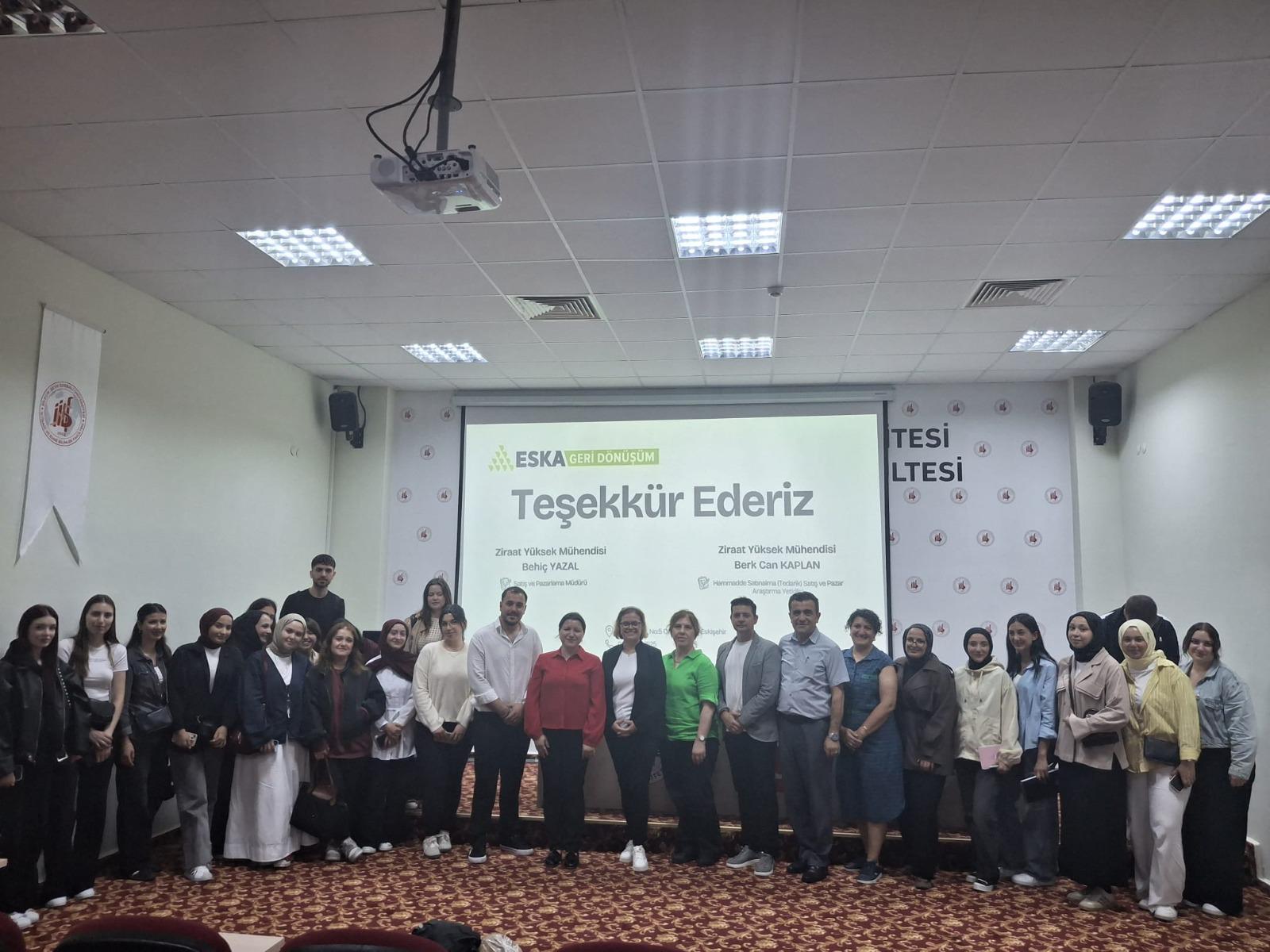 Gıda Endüstrisi Atıkları ve Değerlendirilmesi Dersi Kapsamında Düzenlenen Seminer